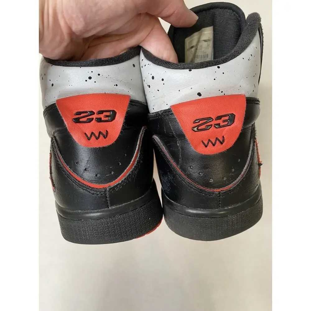 Nike Air Jordan Sneakers Mens Size 12 Flight 2 Orange Gray Black Basketball Shoe